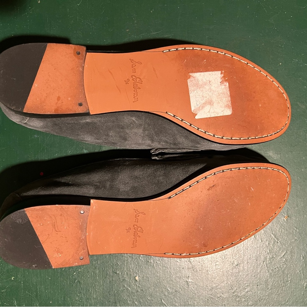 Suede grey loafers 9.5 Sam Edelman - Picture 3 of 3